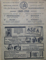 Annuaire Officiel - Officieel Telefoonboek - België  1949-1950 = Beroepengids Telefoonboek - Autres & Non Classés