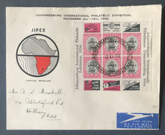 Afrique Du Sud - Bloc Surchargé 1936 Sur Enveloppe Commémorative - (B3928) - Ohne Zuordnung