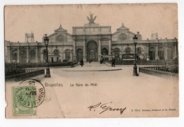 BRUXELLES * BELGIQUE * GARE DU MIDI * OMNIBUS * PUBLICITE / CHOCOLAT CESAR - Brussel Nationale Luchthaven