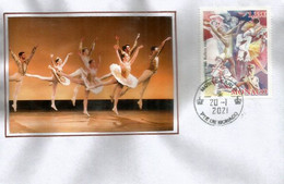 Les Ballets Russes ,  Sur Lettre Monaco - Lettres & Documents