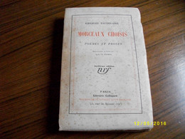 Morceaux Choisis De BEAUDELAIRE 1929 - Auteurs Français