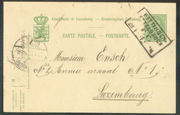 5c. Adolphe Obl. Dc Ambulant BETTINGEN-ETTELBRUCK F.C. 28-1-1907 Vers Luxemourg - 17473 - Postwaardestukken