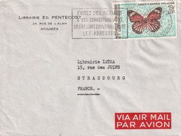 NOUVELLE-CALEDONIE 1967 PLI AERIEN DE NOUMEA - Other & Unclassified