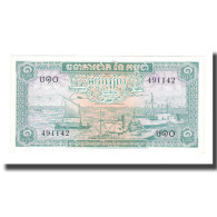 Billet, Cambodge, 1 Riel, KM:4c, SPL+ - Cambodja