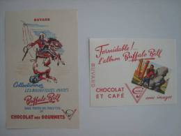 Buvards Chocolat Café Des Gourmets Buffalo Bill Images - Collections, Lots & Séries