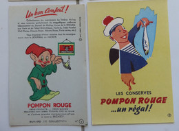 Buvards Pompon Rouge Timbre Disney  Simplet - Collections, Lots & Séries