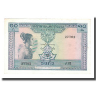 Billet, Lao, 10 Kip, KM:10b, TTB+ - Laos