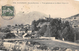 Faverges           74          Vue Générale Et Le Mont Charvin                  (voir Scan) - Faverges