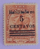 PARAGUAY YT 155 OBLITERE AVEC RESTE DE FRAGMENT " LION "ANNÉES 1907/1908 - Paraguay