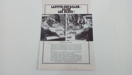 Ligier JS 11 Laffite - Depailler - Coupure De Presse De 1979 - Automobile - F1