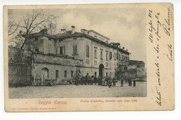 Cartolina Reggio Emilia Porta Castello Demolita Nell'Anno 1899 Viaggiata 1902 - Reggio Emilia