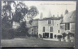 CPA 86 VIVONNE - Château De Cercigny (intérieur) - Pli - Ref. H 152 - Vivonne
