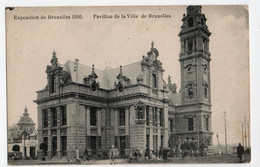 BRUXELLES * BELGIQUE * EXPOSITION 1910 * PAVILLON DE LA VILLE * Animation * FLAMME - Aeronáutica - Aeropuerto