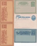 URUGUAY - ENTIER POSTAL - 4 CARTES DONT 1 AVEC REPONSE PAYEE NEUVES - Uruguay