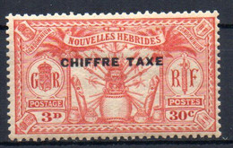 ColTGC Nouvelles Hébrides Taxe N° 3 Neuf XX MNH  Cote 112,00 € - Segnatasse