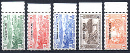 ColTGC Nouvelles Hébrides Taxe N° 36 à 40 Neuf XX MNH  Cote 30,00 € - Portomarken