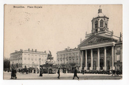 BRUXELLES * BELGIQUE * PLACE ROYALE * OMNIBUS * STATUE * Animation * édit. Theys - Brussels Airport