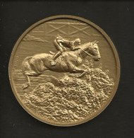 France / Médaille Offert Par " Cheval Magazine " Magazine Hippisme / Les Publicitaires à Cheval HEC 1980 - Professionnels / De Société