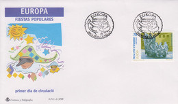 Enveloppe  FDC  1er  Jour   ANDORRA   ANDORRE     EUROPA    1998 - Autres & Non Classés