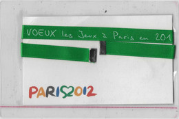 Candidature Paris 2012-bracelet- Neuf Sous Blister-jeux Olympiques - Uniformes Recordatorios & Misc