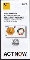 Croatia 2020 / Act Now - Campaign Against Climate Change, Bicycle, Cycling / Prospectus, Leaflet, Brochure - Kroatië