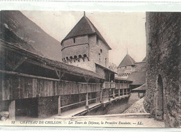 03 - 2021 - SUISSE - CANTON DE VAUD - VEYTAUX - CHILLON Château De - Tours De Défense La Première Enceinte - Premier