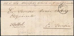 1854 Ex Offo Levél "DEBRECZIN" - Ér-Tarcsán - Other & Unclassified