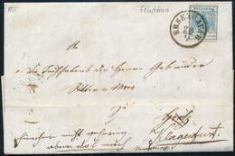 1855 9kr MP III Finom Nyomat Katonai Tartalmú Levélen "ÉRSEKÚJVÁR" - "GRATZ" Továbbküldve "KLAGENFURT" Érdekes Darab! - Other & Unclassified