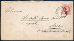 1871 5kr Díjjegyes Boríték "SZÉKESFEHÉRVÁR VÁROS" - "PEST" - Other & Unclassified