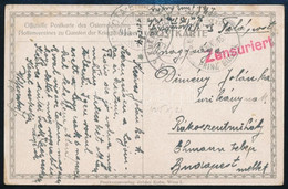 1915 Hadihajós Tábori Posta Képeslap Hajópostával / Field Postcard "S.M.S. PRINZ EUGEN" - Other & Unclassified