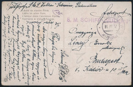 1918 Tábori Posta Képeslap "S.M. SCHIFF VULKAN" - Other & Unclassified