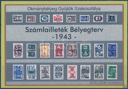 ** 2006/6 Számlailleték Bélyegterv Emlékív - Other & Unclassified