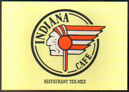 Carte Postale "Cart'Com" - Série Restaurant, Bar, Café - Indiana Café (tête D'indien) - Bar-Restaurant Tex-Mex - Restaurants