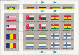 ** 1985 Zászlók (VI.) Kisív Sor Mi 472-487 - Other & Unclassified