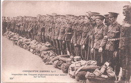 CPA - Inspection Des Troupes Anglaises - War 1914-18
