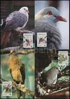 1985 WWF: Galamb Sor 4 CM-n, WWF: Dove Set On 4 CM Mi 609-612 - Other & Unclassified