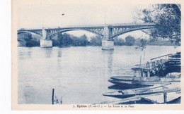 Epône La Seine Et Le Pont - Epone