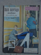 Ancien - Revue Mon Ouvrage Madame N° 121 Octobre 1958 - Fashion