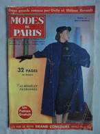 Ancien - Revue Modes De Paris Modèle Marcel Rochas N° 252 15/22 Octobre 1951 - Fashion