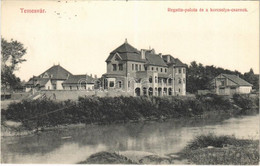 T2 1912 Temesvár, Timisoara; Regatta Palota és A Korcsolyacsarnok. Gerő Manó Utóda Kiadása / Skate Hall, Rowing Club - Unclassified