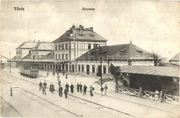 * T2/T3 Tövis, Teius; Vasútállomás, Vagonok / Railway Station, Wagons (EK) - Unclassified