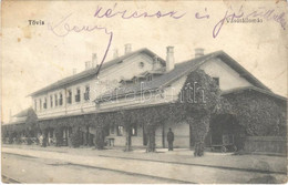 * T3 1912 Tövis, Teius; Vasútállomás / Railway Station (fl) - Unclassified