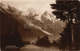 T2/T3 1914 Chamonix, Au Bord De L'Arve / Mountains, River (EK) - Unclassified