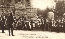 ** T1 1919 Paris, Fetes De La Victoire / Victory Celebration, President, Monument Aux Morts - Unclassified