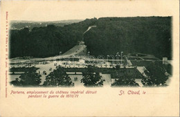 ** T1 Saint-Cloud, Parterre, Emplacement Du Chateau Impérial Détruit Pendant La Guerre De 1870/71 /the Place Os The Dest - Unclassified