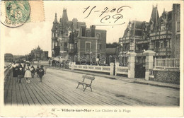 T2/T3 1906 Villers-sur-Mer, Les Chalets De La Plage / Beach Chalets. TCV Card (EK) - Unclassified