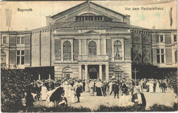 T2/T3 1914 Bayreuth, Vor Dem Festspielhaus / Theatre (EK) - Unclassified