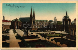 T2/T3 Dresden, Inneres Des Kgl. Zwingers / Church, Garden (EK) - Non Classés