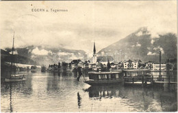 T2/T3 1907 Egern (Rottach-Egern) A. Tegernsee / Boat, Church - Non Classés