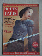 Ancien - Revue Modes De Paris N° Spécial Ouvrages Et Mode N° 245 24 Août 1951 - Mode